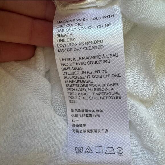 Free People Cream Pasadena Embroidered Ivory Mini Dress Size Small - Picture 8 of 9